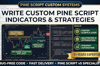 write custom pine script indicators and strategies for tradingview