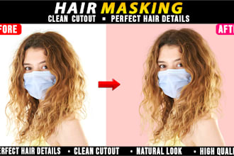 do professional background removal and hair masking in photoshop