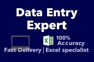 do customer support and data entry excel