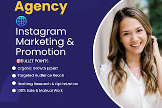 be your expert instagram marketing manager for organic growth
