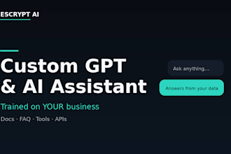 build a custom gpt or ai assistant for your business
