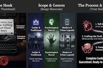write a custom short ghost story based on your ideas
