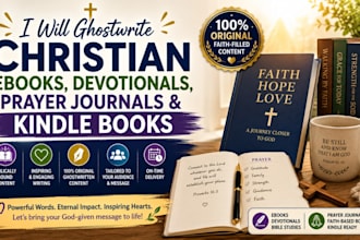 ghostwrite christian ebook, devotional, prayer journal and kindle book