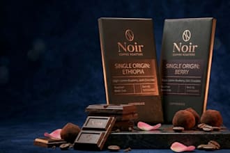 design a premium logo, brand identity and hyper realistic mockup system
