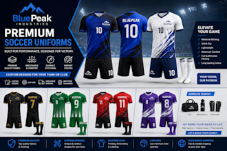 manufacture custom sportswear, gym wear and soccer uniforms
