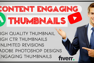 give you a engaging thumbnails for a youtube channel