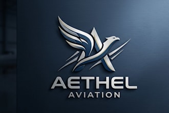 do aviation, pilot, bush aircraft or badge logo design