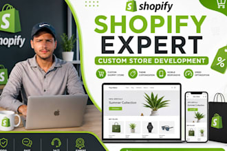 develop shopify store and update products