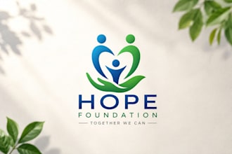 design a professional nonprofit, charity, ngo, and foundation logo