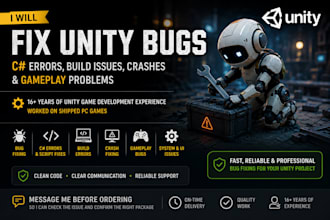 fix unity bugs and build errors