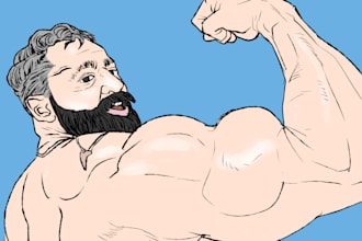 do belly fetish illustration