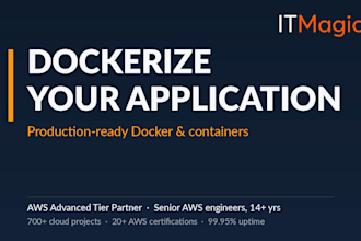 dockerize your application and set up docker containers