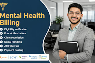 manage billing and rcm for mental health practices