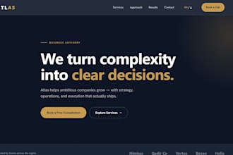 build a fast custom website , landing page for your business