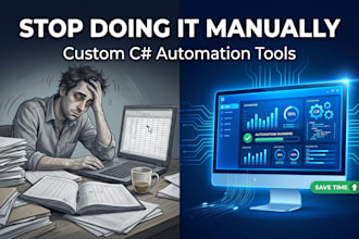 build a custom automation or data scraping desktop tool in winforms