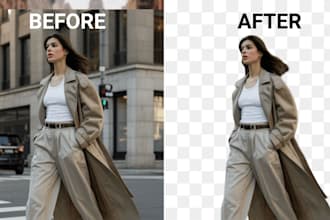 do professional background removal and transparent png