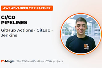set up a ci cd pipeline with github actions, gitlab ci or jenkins