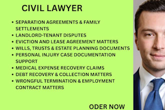 handle debt recovery, bankruptcy disputes,insolvency claims and creditor matters