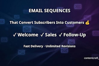 write a high converting email sequence for your business