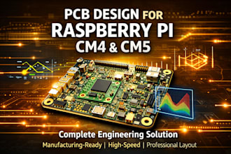 design custom raspberry pi cm4 cm5 hat and carrier pcb