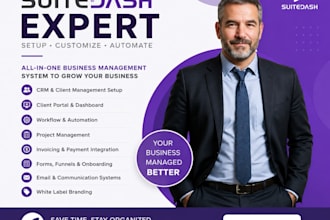 setup suitedash client portal suitedash expert suitedash crm automation