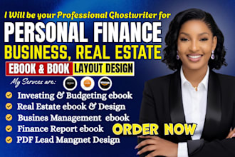ghostwrite personal finance ebook business ebook real estate ebook credit repair