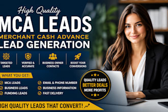generate merchant cash advance mca leads and business funding leads