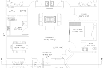 draw floor plans, site plan, house plan in autocad