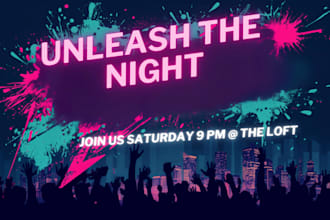 design an eye catching flyer or poster for your business