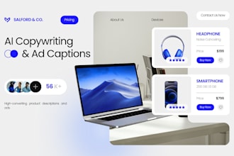 write high converting ai product descriptions and ad copy