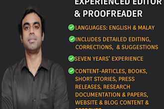 edit and proofread your articles, books, documents, papers and speeches