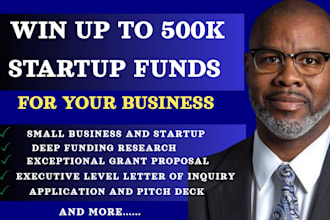 do small business grant writing, grant research and apply for startups funding