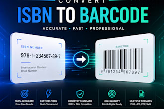 convert your isbn into barcode for your book