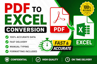 convert PDF to word and excel with accurate formatting