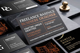 create premium minimalist business cards