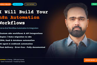 build custom n8n automation workflows and ai agent integrations