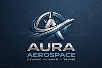 design outstanding aviation and marine logo for your brand