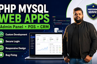 develop PHP mysql web application