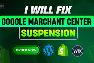 fix google merchant center suspension