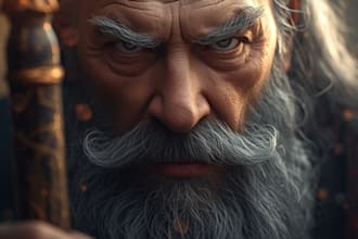 create amazing ai digital art and concept art using midjourney or leonardo