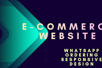 build a responsive online shop or ecommerce website