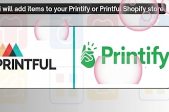 design print on demand products for printful and printify
