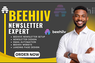 setup beehiiv account beehiiv newsletter landing page website email design