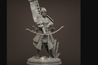 do 3d sculpt high miniature 3d model printing
