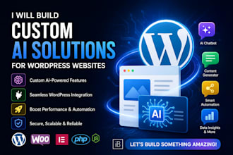 build custom ai solution for wordpress website