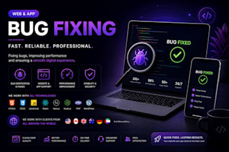 fix bugs in your website and web app