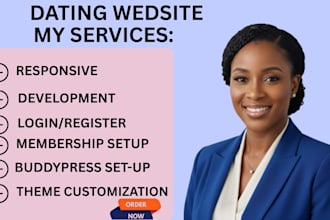 l create dating website as per your requirements