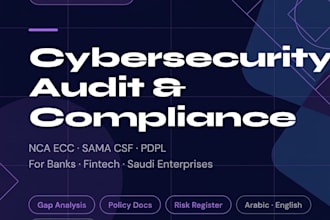deliver a complete nca ecc, sama csf, and pdpl compliance assessment for
