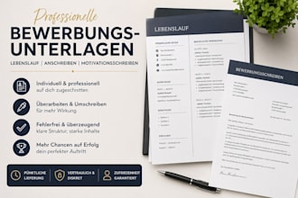 deine bewerbung für job oder studium erstellen