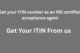 get your itin number as an irs certified acceptance agent